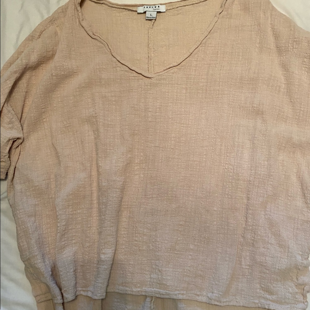 Beige Linen Shirt